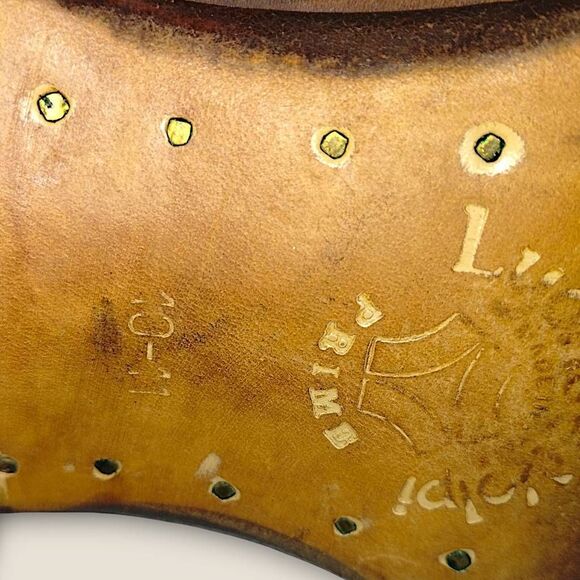 Justin Mens boots Sz 9D Buck Brown Round Toe Western Boots 2253 Comfort Cushion - Picture 8 of 14